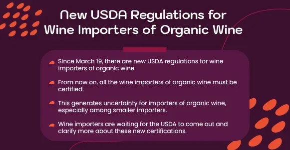 New USDA Regulations for Wine Importers of Organic Wine
