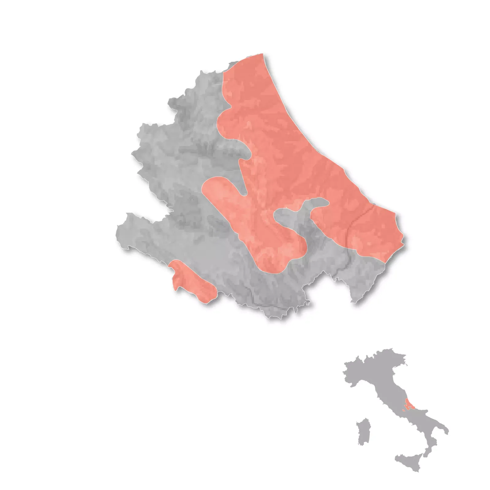 Abruzzo wine regions map