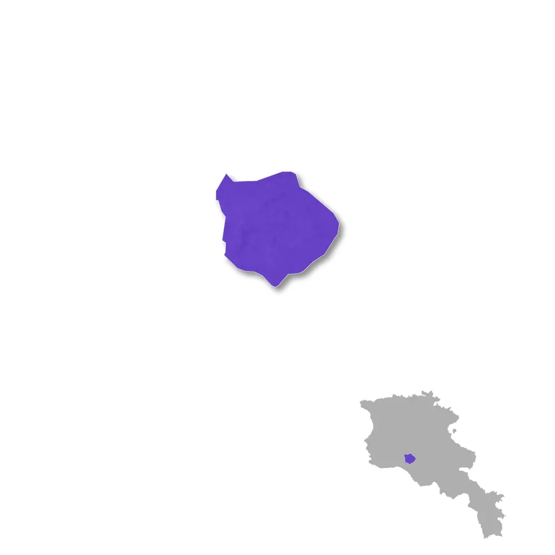 Yerevan wine regions map