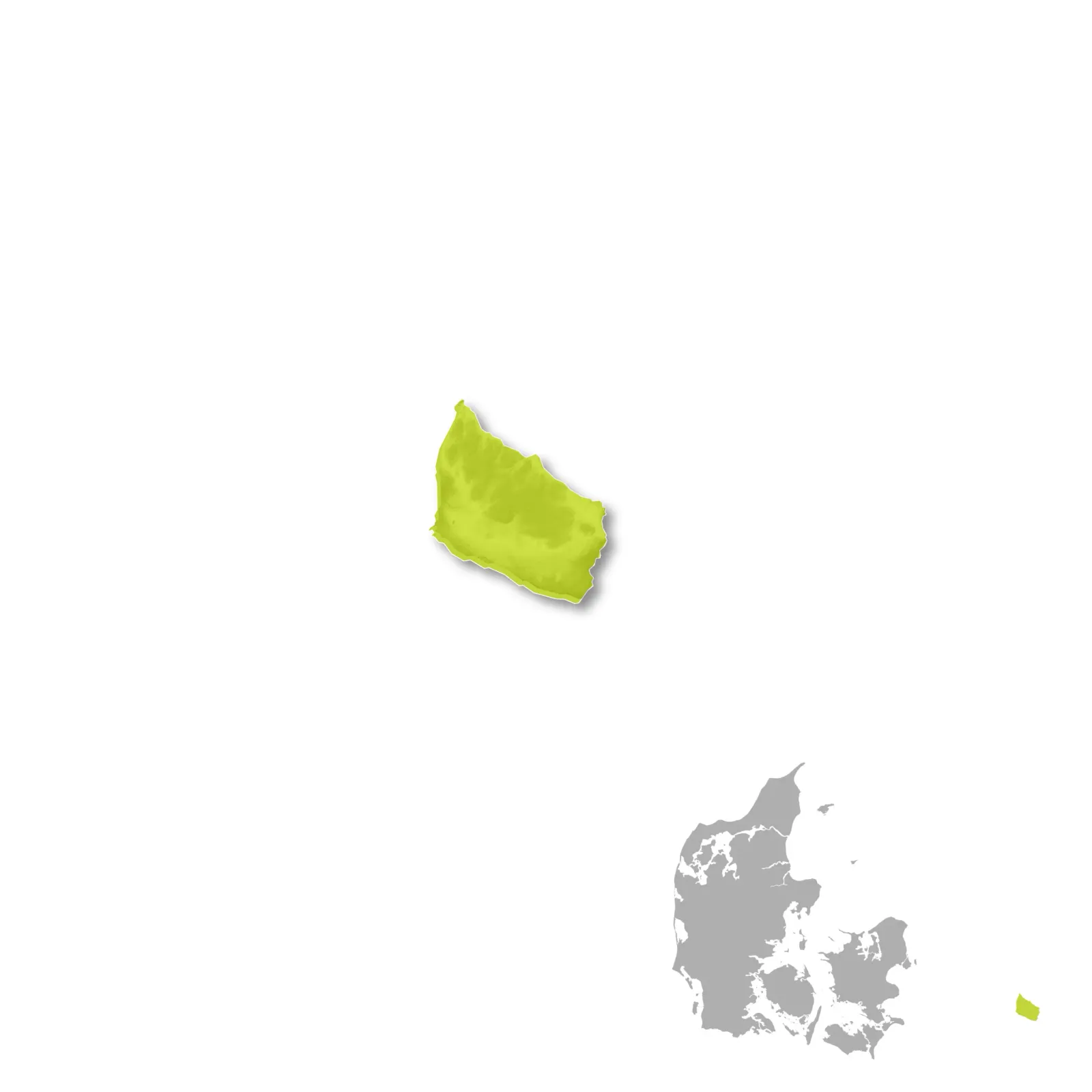 Bornholm wine regions map