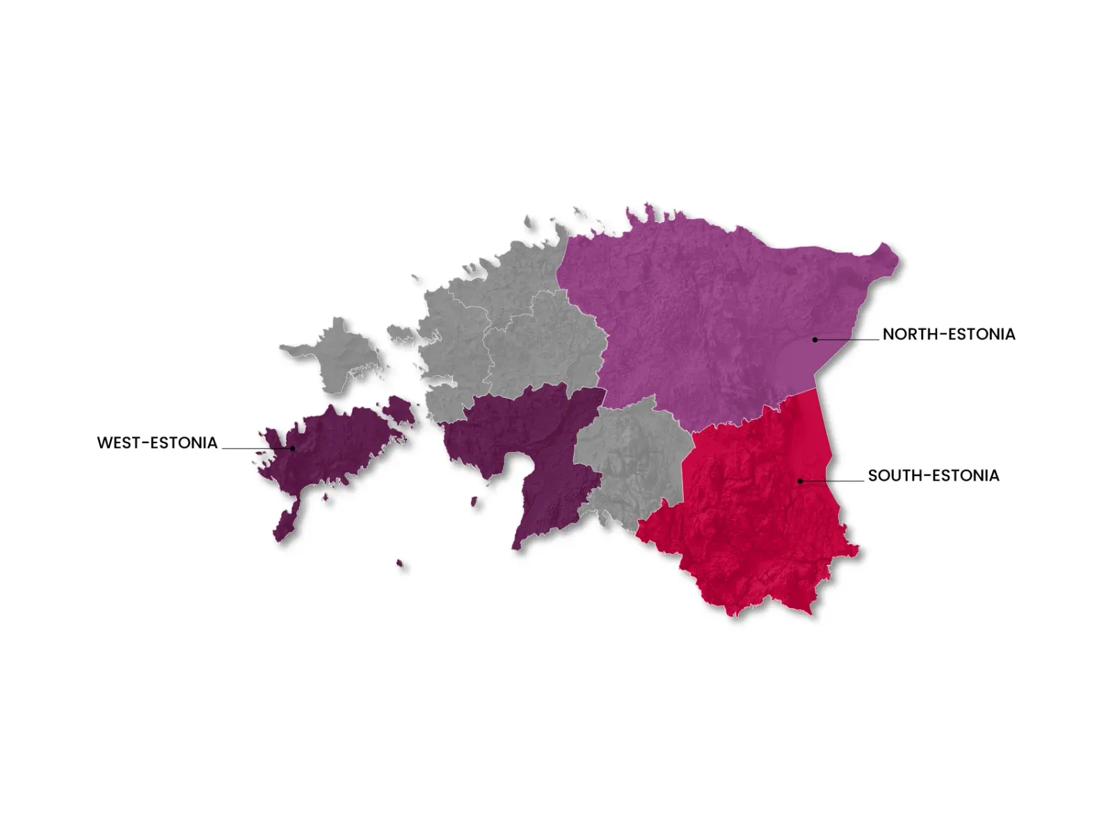 Estonia wine regions map