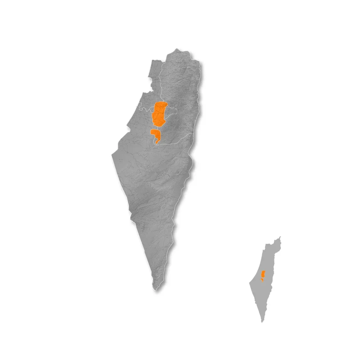 Judean Hills wine regions map