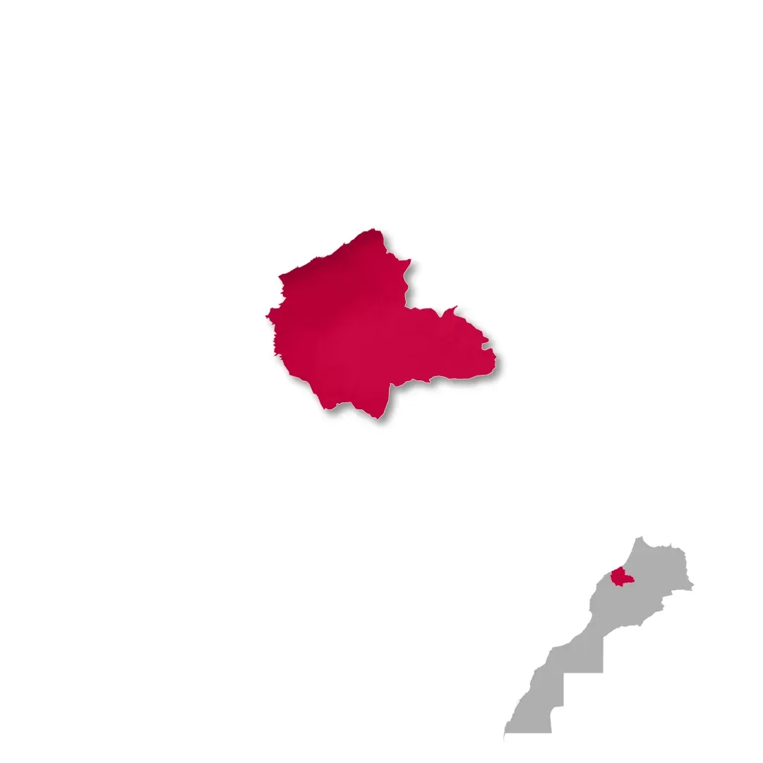 Rabat/Casablanca wine regions map