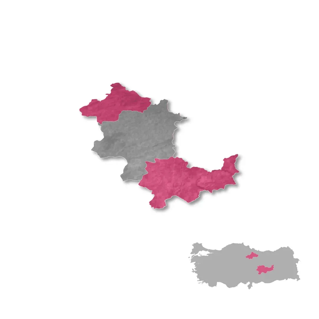 Eastern Anatolia wine regions map