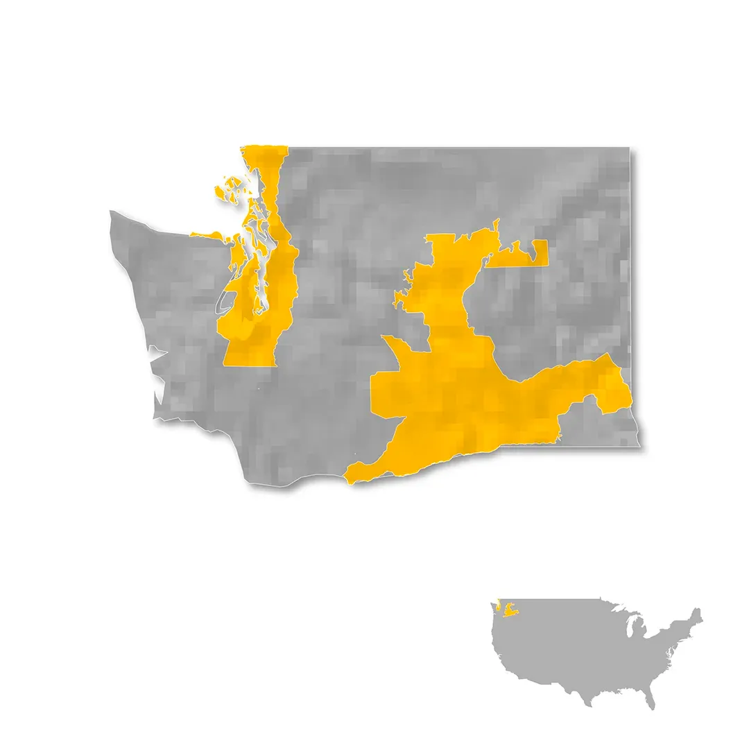 Washington wine regions map
