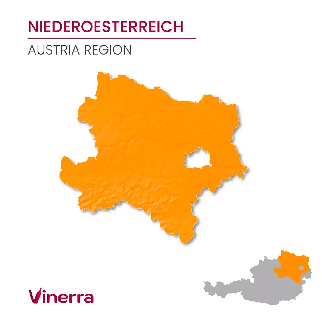 Niederösterreich wine regions map