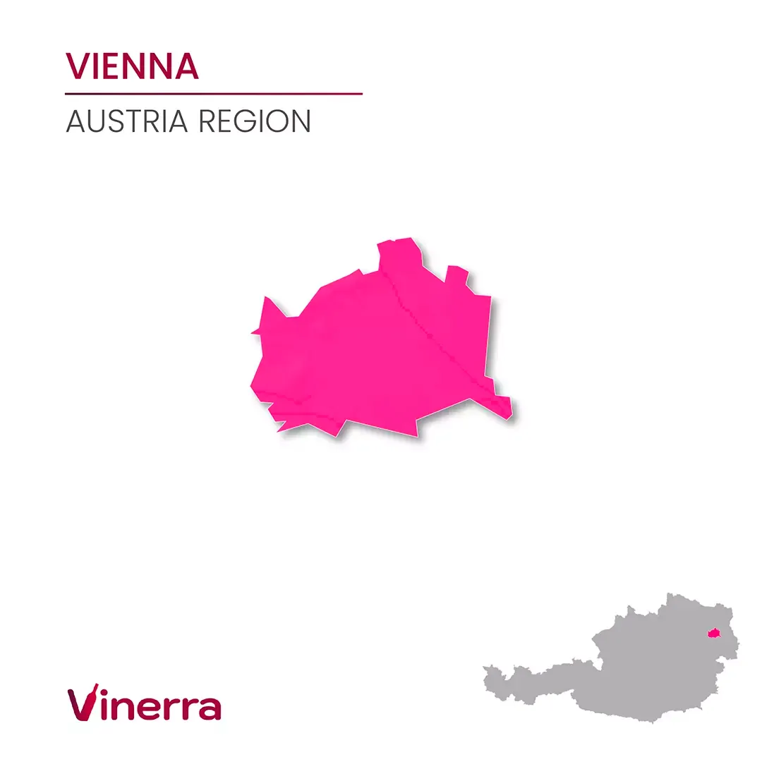 Vienna wine regions map