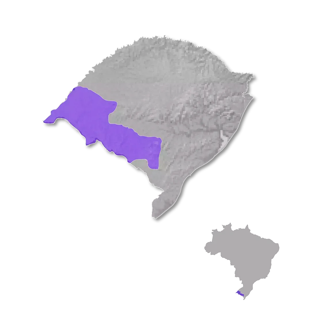 Campanha  wine regions map