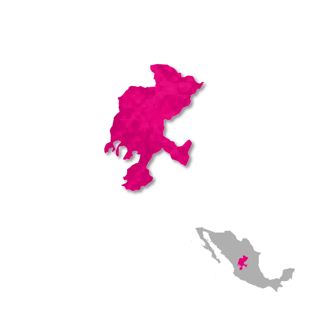 Zacatecas wine regions map