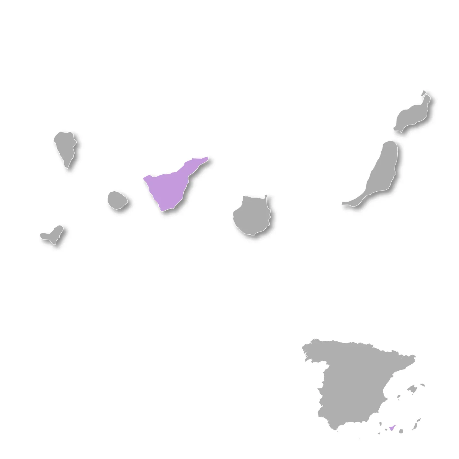 Tenerife wine regions map